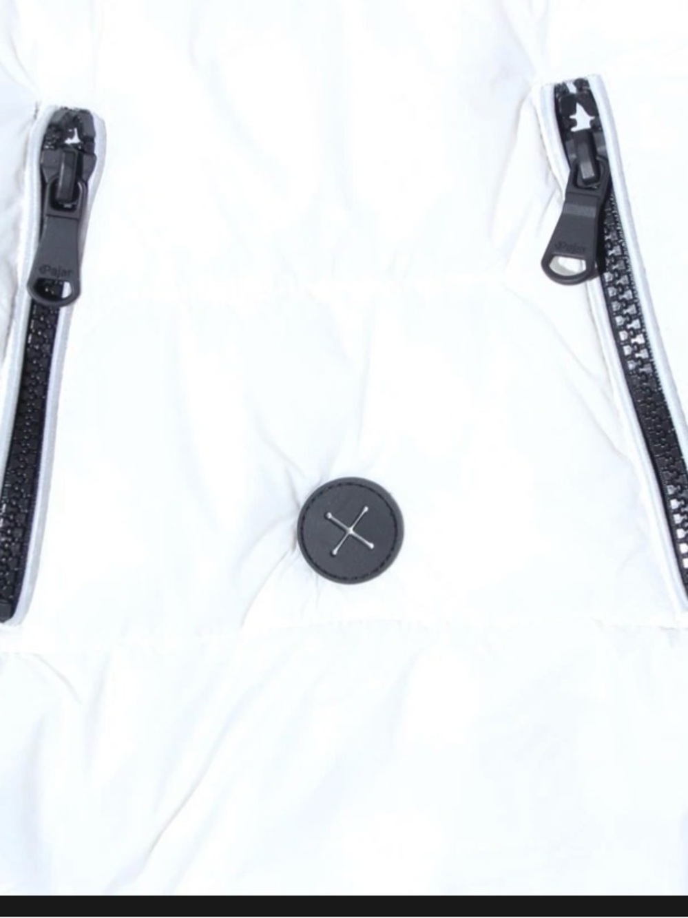 White Puffer Dog Vest -Pajar Brand Insulated Pet Jacket - Picture 5 of 6
